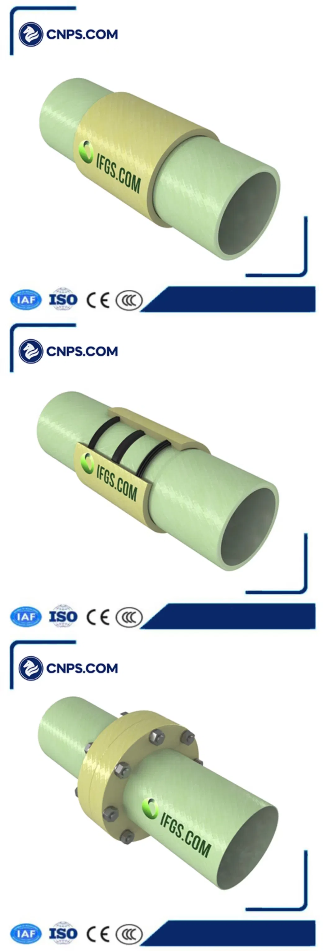 High Strength OEM FRP/GRP Reinforced Fiberglass Pipes and Fittings