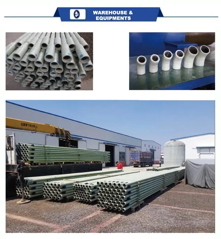 High Strength OEM FRP/GRP Reinforced Fiberglass Pipes and Fittings