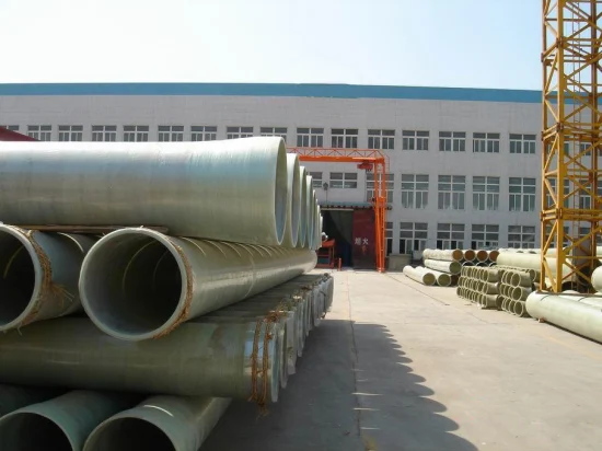 FRP GRP Gre Fiberglass Pipe China Factory Buried Corrosion Resistant Tube